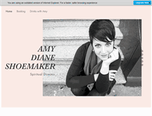 Tablet Screenshot of amydianeshoemaker.com